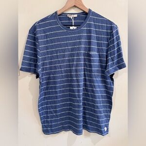 Marine Layer Navy Striped Short Sleeve Tee